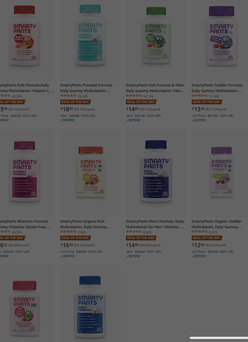 Up to 35% off Smartypants Vitamins

