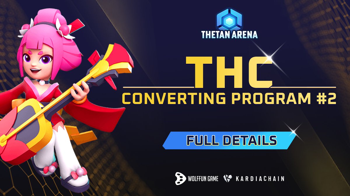 thetan_world's tweet photo. ONLY 1 DAY LEFT UNTIL #ThetanArena's THC CONVERTING PROGRAM #2

⏰12PM 14th - 11:59PM 16th January, 2022 on Thetan Arena official marketplace.

More details at: https://t.co/E4i2QW73Xt

The time has come, Thetanians!!! TAKE YOUR CHANCE!!

@Wolffungame @KardiaChain https://t.co/WxfxypZjSB