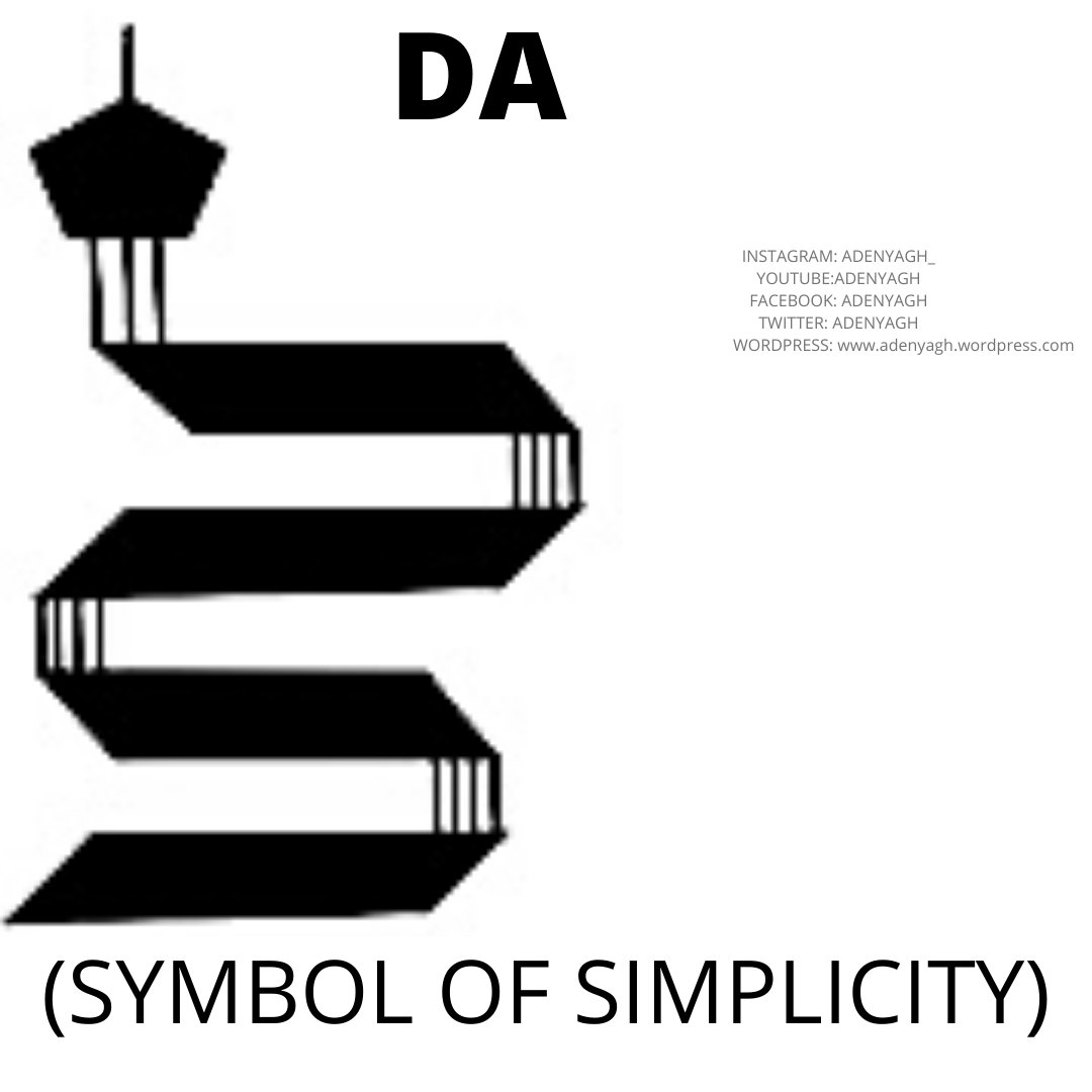 adanudzesiwo's tweet photo. #Da is a symbol of #Simplicity among the Eʋes.
It is from the proverb: "Kpo menoa anyi wotsoa asi gbalo wua da o"
When you have a club, you don't kill a snake with bare hands.
#Dzesi #EweSymbols #Adenya https://t.co/C6rNQtW8fG