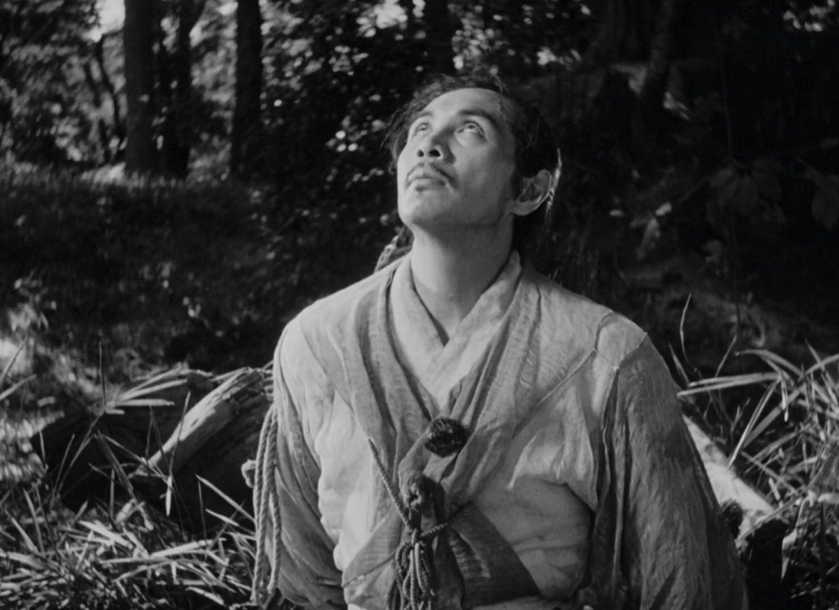 IKnewThemWell's tweet image. Masayuki Mori #BOTD
RASHOMON / 羅生門 – Akira Kurosawa, 1950
#cinematography: Kazuo Miyagawa 
#psychological #thriller #crime #POV

“I heard someone crying…”
