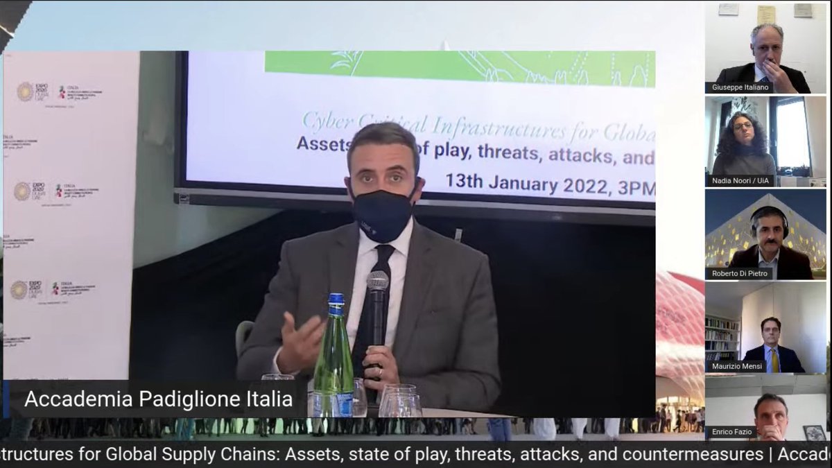 UniLUISS's tweet photo. "I am honored to be moderating today’s talk on cybersecurity here in the Italy Pavillion at @expo2020dubai. We have experts from different industries and institutions addressing the topic from an interdisciplinary perspective." @pspagnoletti, #Luiss Professor https://t.co/VnGmSbu43z