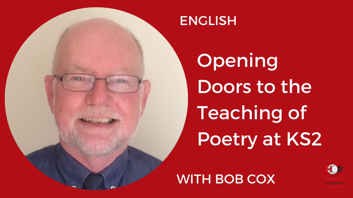 HaringeyEduc's tweet photo. 📢DON'T MISS @BobCox_SFE #VirtualCPD
📅 1 February 2022
🕛1pm - 3.30pm
👉Book here: https://t.co/hnP9TVVXAO
✨Available to #member and #nonmember schools✨
#AFamilyofSchools #Poetry #EnglishCPD https://t.co/0iupB5h537