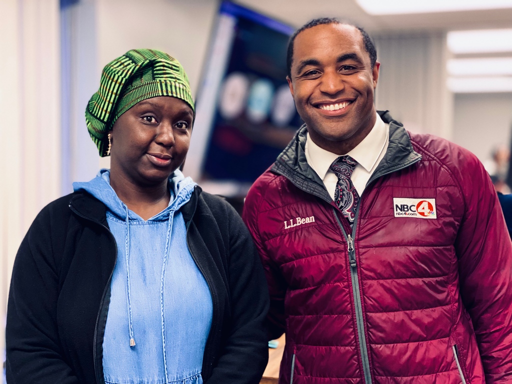 OhioMediaSchool's tweet photo. Djinda Kane &amp; Matt Barnes (NBC). 

#OhioMediaSchool #BeOnAir #learntobeapro #excellence #media #film https://t.co/i2oUzXTrh3