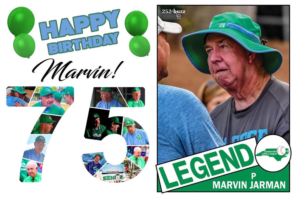 If you see Marvin today, make sure to wish him a happy 75th Birthday!
