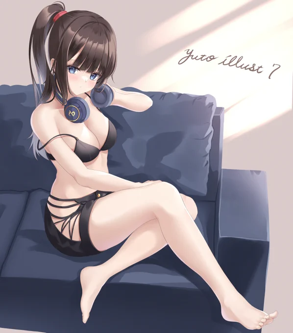 無防備な彼女ちゃん

#イラスト 