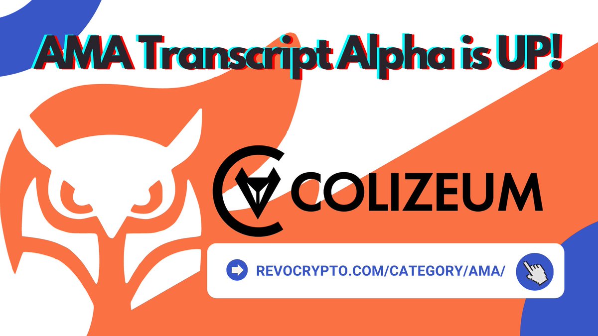 theamaroom's tweet photo. Missed an AMA? #AMATranscript with @Colizeumcom is now available! 🙌
➡️https://t.co/upY6KpHFtV https://t.co/SIxs3ovjnu