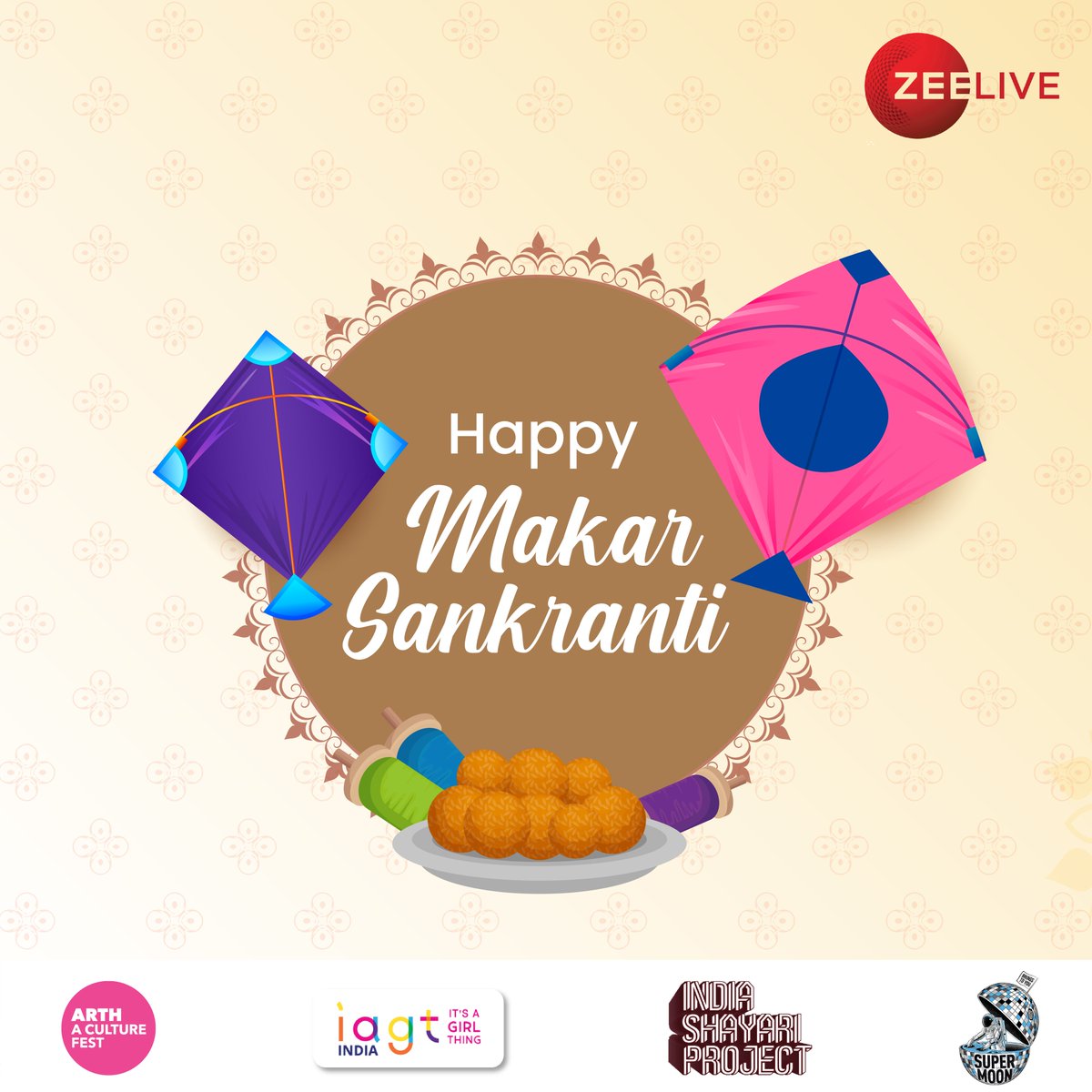 May your joy soar as high as the kites do today. Team Zee Live wishes you a prosperous Makar Sankranti 🪁
.
#ZeeLive 
#LiveEntertainment
