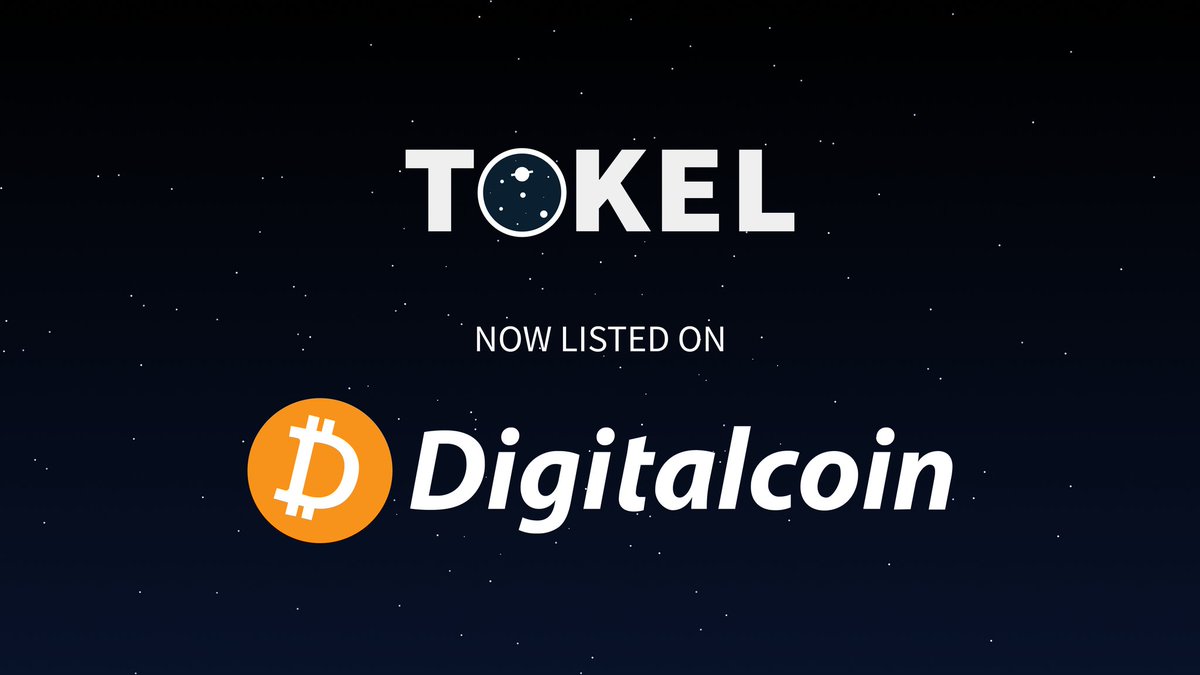 gel_lie27's tweet photo. Tokel Platform's TOKEL ( $TKL) made its way to be listed #Digitalcoin ! The (TKL/USD) future Price Predictions &amp; Forecasts is featured therein !
$TKL #NFTs 
#tokens
@TokelPlatform
#tokenization
#cryptocurrecy
#Blockchain
Check the link 👇👇
https://t.co/8mXPujqGfM https://t.co/0UoxtSsDqt