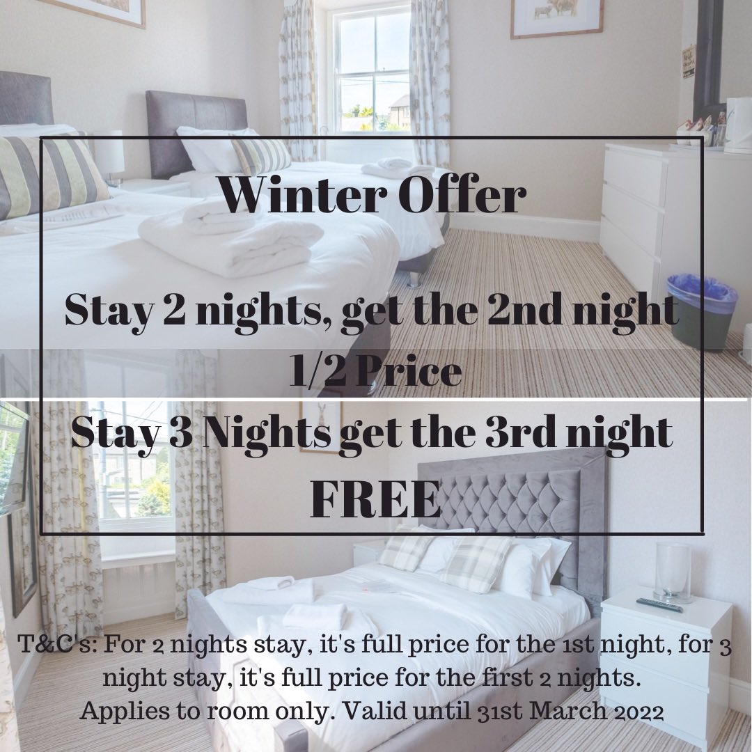 Anyone looking for a break away in #Northumberland we have some great room offers at the moment. <a href="/AAHospitality/">AA Hospitality</a> #onerossette #4starinn #offers #staycation #wintervacations <a href="/VisitNland/">Visit Northumberland</a> <a href="/VisitHexham/">VisitHexham</a> <a href="/VisitEngland/">VisitEngland</a> <a href="/discovernland/">Discover Northumberland</a>
