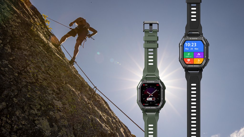 Rock hard functionality and durability for measuring distance, intensity, and training activity through any element. Forged in carbon, and ready for any quest.

#kospet #climbing #ruggedwatch #ruggedstyle #ruggedmen #climbingmountain #kospetrock #rock #toughwatch #durable