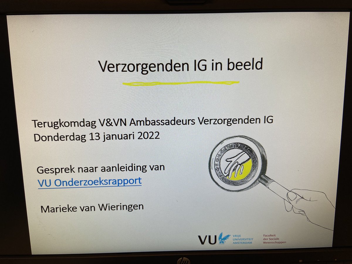 Veel zin om de #ambassadeurs #verzorgendenIG straks te zien en spreken tijdens de online terugkomdag. <a href="/VenVN/">V&VN</a> @zorgonline 
assets.vu.nl/d8b6f1f5-816c-…