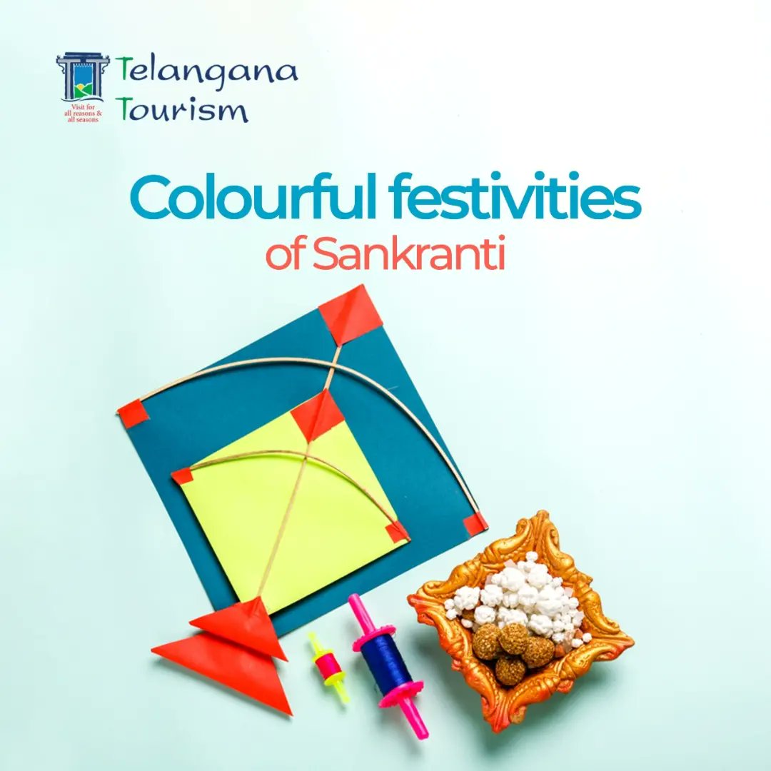 Sankranti is celebrated in many parts of India with different names \u0026 is  full of positive vibes, colourful festivities \u0026 delicious food. What's your  favourite thing about Sankranti? #MakarSankranti #Sankranti  #HarvestFestival #Kites #, image size:1080x1080