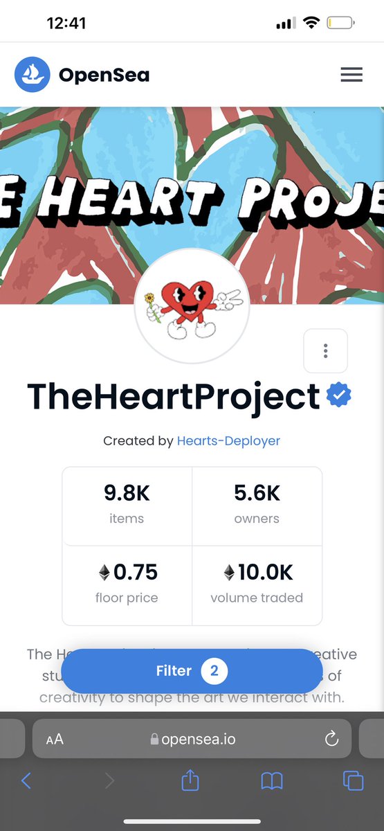 HeartNFTs's tweet photo. 10k vol traded. Crazy ❤️ 

We just sent 70 more ETH to the community wallet to fund community projects. There are now 170 ETH in the community wallet. Every time we get a royalty kickback, so will the community wallet ! ❤️ https://t.co/6x9wupuncI