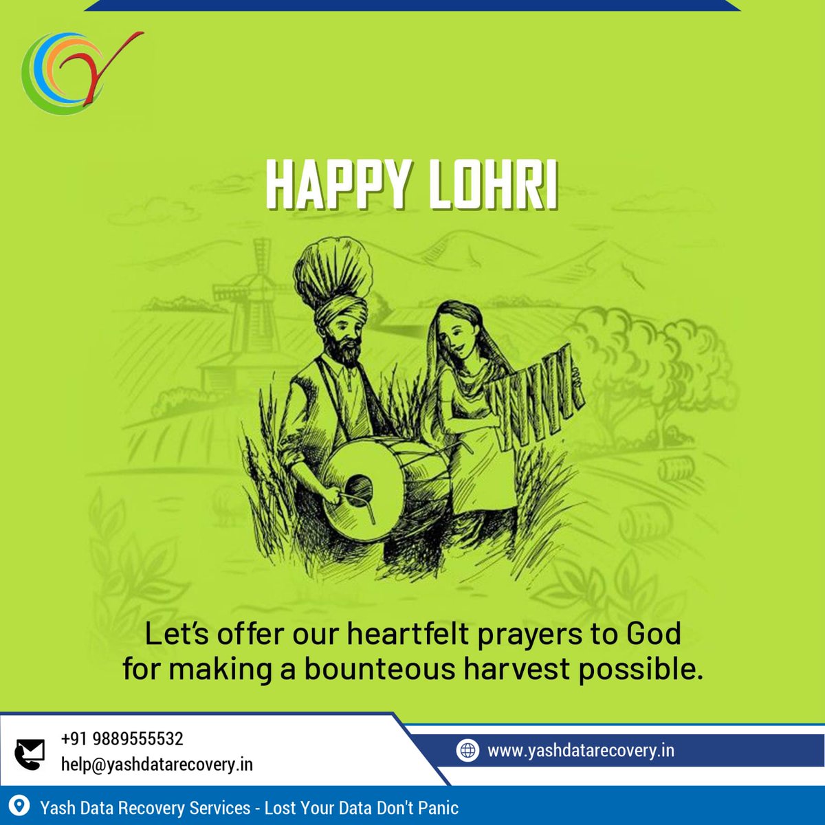 Happy Lohri 😊🙏
Lost Your Data Don't Panic
Contact us.

yashdatarecovery.in

#wdexternaldatarecovery #toshibalaptopdatarecovery #yashdatarecovery #datarecoveryservices #damagehddrecovery #datarecoverycenter