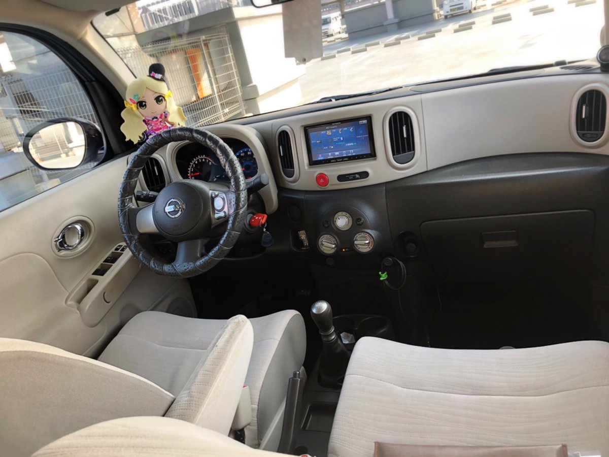 My New Gear… US NISSAN Z12 CUBE マニュアルで左ハンドルの違和感満載