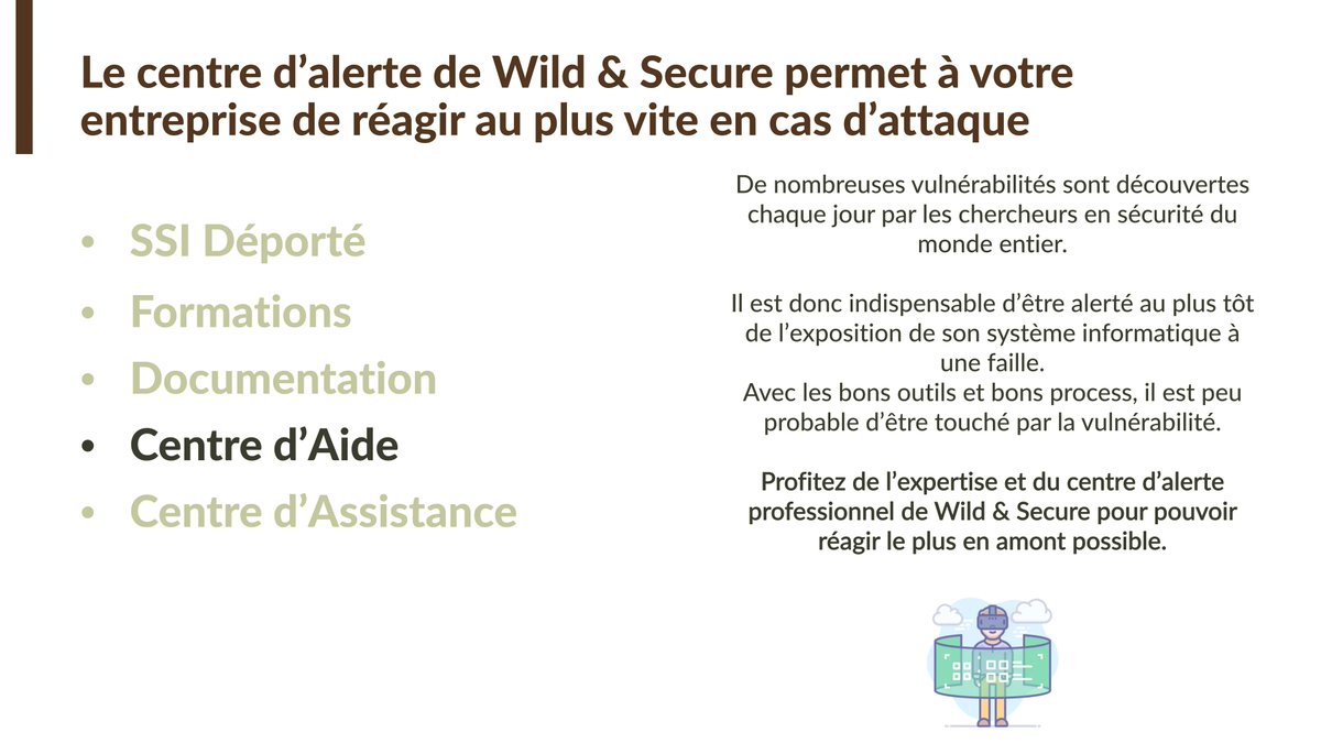 shostarsson's tweet photo. De nombreuses vulnérabilités sont découvertes chaque jour par les chercheurs en sécurité du monde entier.

Il est donc indispensable d’être alerté au plus tôt de l’exposition de son système informatique à une faille. 

Wild &amp; Secure s'en charge pour vous. https://t.co/cScc3WTANC