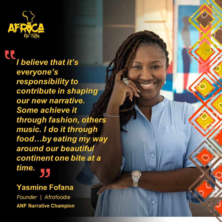 africanofilter's tweet photo. New year, more alternative stories of Africa. Our latest ANF #NarrativeChampion Yasmine Fofana (@Afro_Foodie) is Ivory Coast's first food blogger &amp; the brains behind Abidjan Restaurant Week. Our partnership will support a food tour. #ShiftingNarratives #AlternativeAfrica https://t.co/rGTT3IPsL7