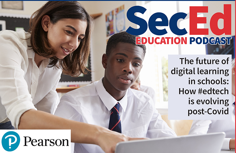 SecEd Podcast: This episode looks at how #digital learning &amp; #edtech in schools is evolving in the wake of the pandemic, with lots of ideas, examples &amp; suggestions for effective practice. Produced with <a href="/PearsonSchools/">Pearson Schools UK</a> : bit.ly/3lpjrD8