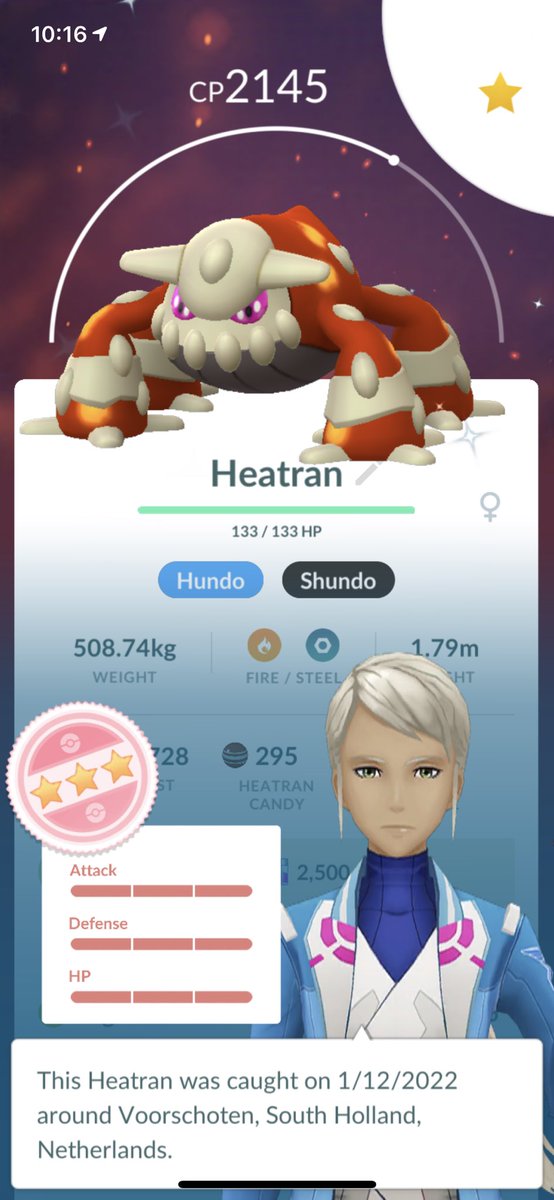 So after my buddy conviced me to go outside for raid hour this happened! It was super cold and was kinda malding about it, but after this I didnt mind anymore 😊 my first Shundo ever!!🥳
And yes, I made the tag Shundo when Tagging was released, was empty since
#PokemonGO #shundo