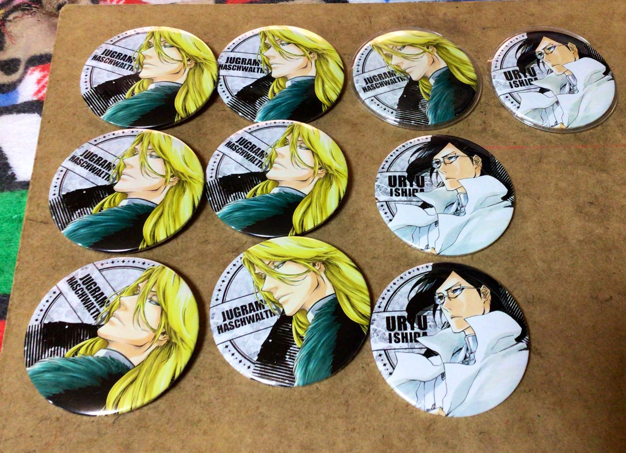 ルーテル 買取 求 Bleach 石田雨竜及びユーグラム ハッシュヴァルト 缶バッジやトランプ カルタなどの表紙絵のもの 原画展アートコースター ゆうちょ 郵送orメルカリでの取引のみになります検索からもお気軽にお声をかけていただければ嬉しいです 二人が