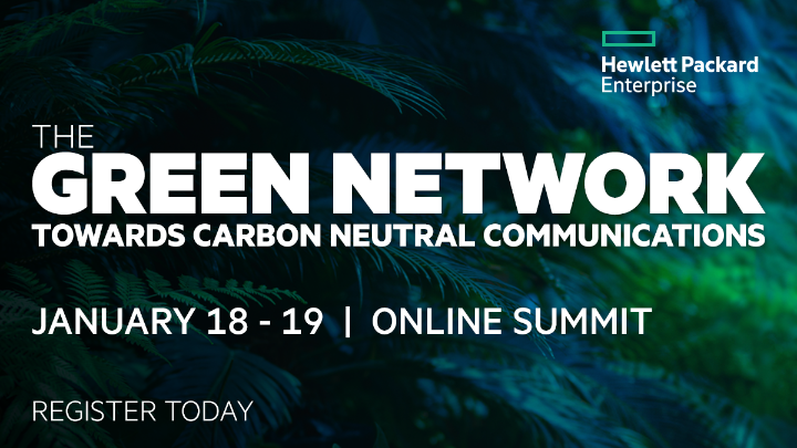 Building The Green Network for carbon-neutral communications #TelecomTV #TheGreenNetwork hpe.to/6012K6a5a