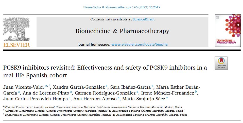sefh_'s tweet photo. Enhorabuena a Juan Vicente Valor y col. 👏 

Ya estamos trabajando en la 6ª #CapsulasSEFH que dará visibilidad al trabajo “PCSK9 inhibitors revisited: Effectiveness and safety of PCSK9 inhibitors in a real-life Spanish cohort” https://t.co/xcSBLirzbe https://t.co/Oh5LZ9U0U1