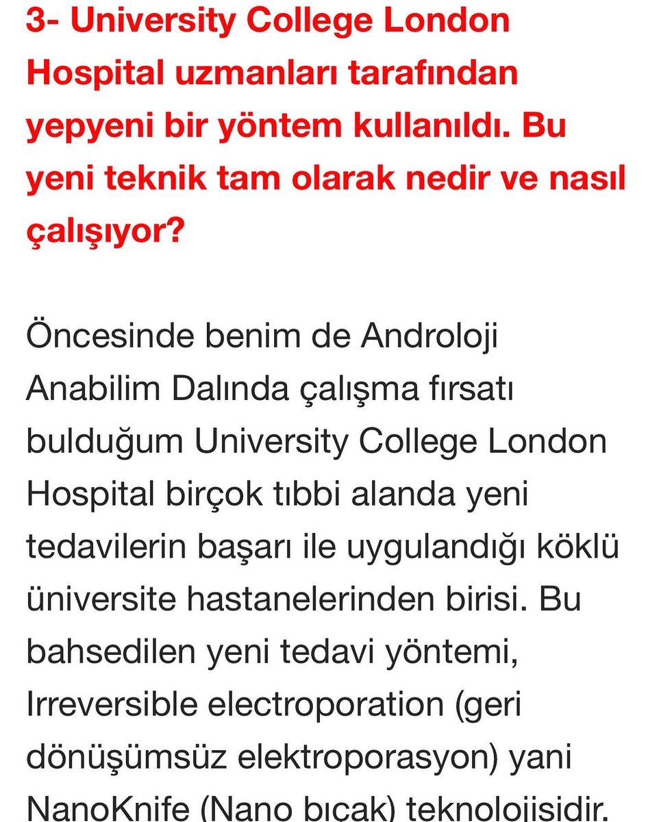 selcukurolog's tweet photo. Prostat kanseri alanında uygulanan başarılı tedavi yöntemi ile ilgili görüşlerimi belirttim. Hastalarımızın faydalanması dileğiyle👍 #prostatkanseri #prostat #nanoknife @Hurriyet @uclh @EauPatient @Uroweb Link;
https://t.co/HbeQpSoSIF https://t.co/0u6YCAKpSQ