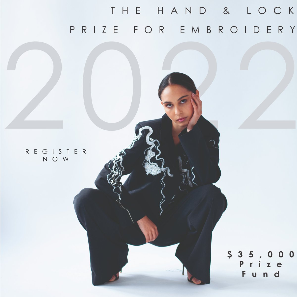 Start 2022 year with a bang!
Registration now open for this year’ The Hand &amp; Lock Prize for Embroidery.

All details here: handembroidery.com/the-prize/

#handandlockprize #fashionprize #textileprize #fashion #textile