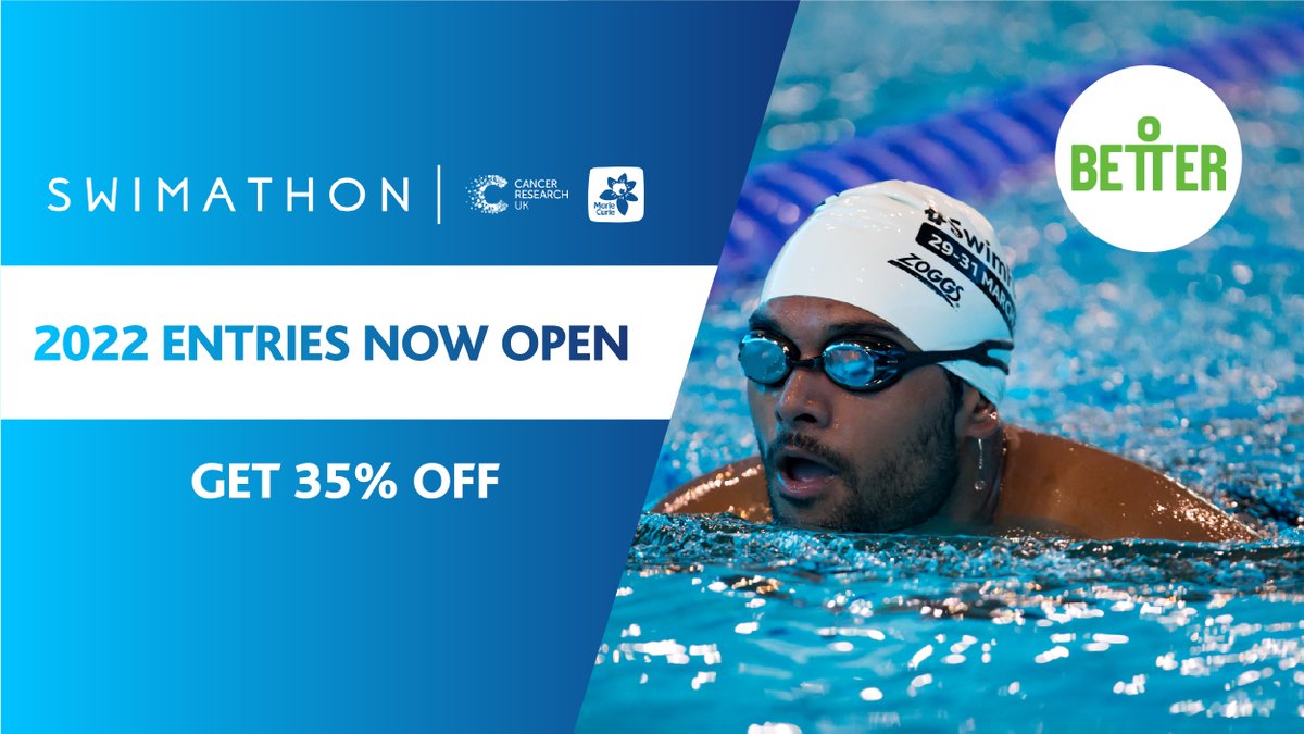 EdenBetter1's tweet photo. Are you ready to #SwimAgain at the world’s largest annual fundraising swim?

🏊♂️ @Swimathon 2022 
🗓️ Friday 6 – Sunday 8 May
📍 450+ UK pools 
🎖️ 400m, 1.5k, 2.5k, 5k, The Triple 5k, The 30.9 &amp; team challenges

To enter, visit https://t.co/chy94oJLKN #Swimathon22 #SwimForAll https://t.co/pyWjL3QrXc