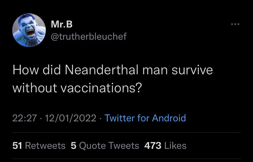 Not sure, why don’t you ask Neanderthal man that