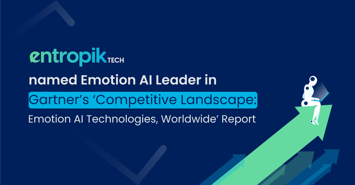 entropik_io's tweet image. We are proud to announce that @Entropik Tech named Leader in Gartner’s ‘Competitive Landscape: Emotion AI Technologies, Worldwide’ Report. 

Learn more about what makes us a leader in #EmotionAI space here: buff.ly/3fi4sr5

#EntropikTech #FutureofAI #HumanizingExperiences