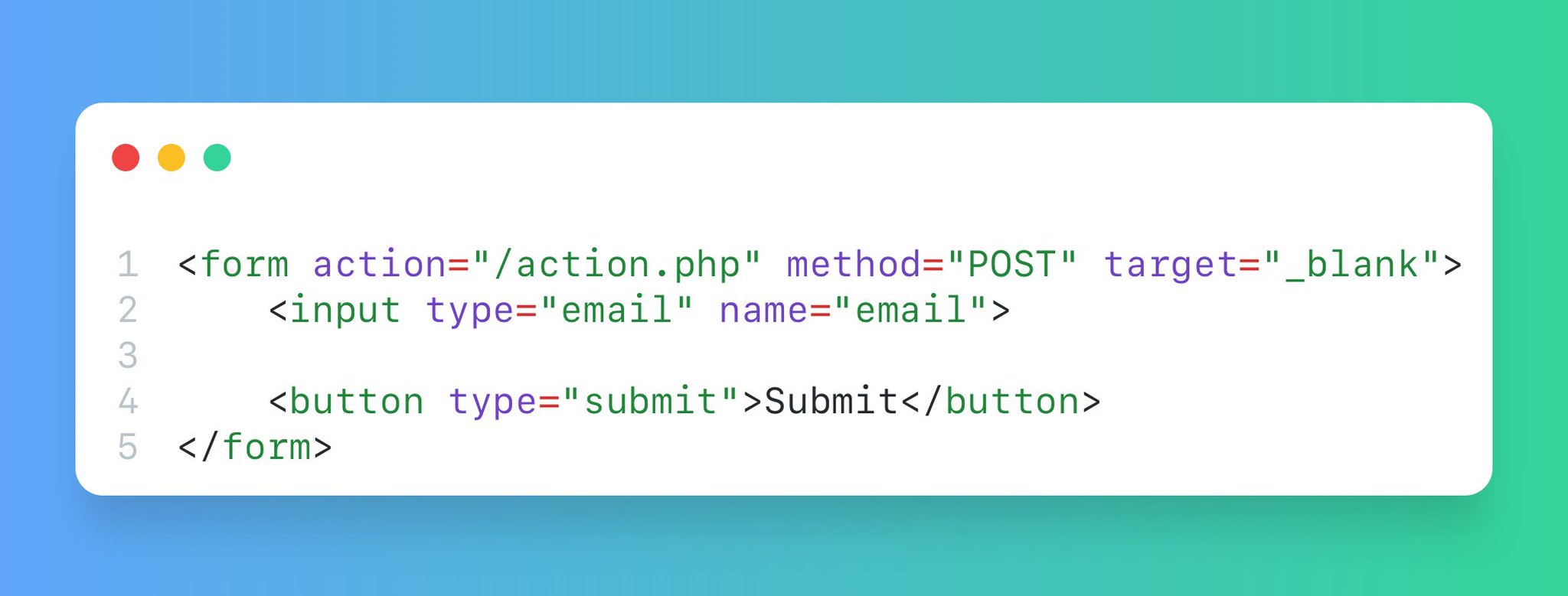 Form elements can have a "target" attribute which works very similarly to &lt;a&gt; tags