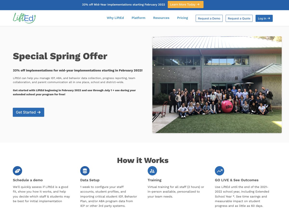 We're off 33% mid-year implementations that kick off next month! 

Request a demo and/or quote + learn more here:
theliftedapp.com/mid-year-promo 
<a href="/andrewc_hill/">winthedaydru</a> <a href="/K12PROGRESS/">The PROGRESS Center</a> <a href="/educateall_org/">EducatingAllLearners.org</a> <a href="/UnderstoodOrg/">Understood</a> <a href="/AutismNJ/">Autism New Jersey</a>