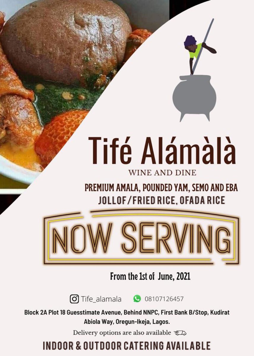 tife_alamala's tweet photo. #catering #foodvendor #amala #ikeja #oregun #lagosfoodvendor #fastfood https://t.co/orj5PABiZB