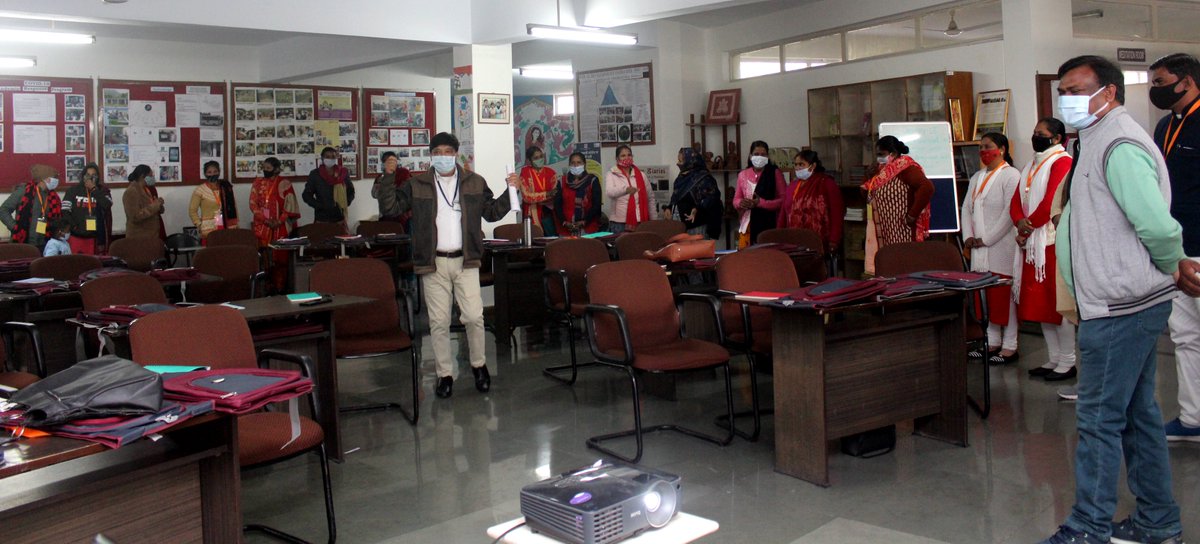 Rdi_Hiht's tweet photo. Glimpses from 1st Day of 3 day Orientation-cum-Training on Key Componenets of Jal Jeevan Mission from 13th to 15th Jan for Level 3. #JJM #MinistryOfJalshakti #HarGharJal #knowledgeresource #SRHU https://t.co/6ilZrMjkyh