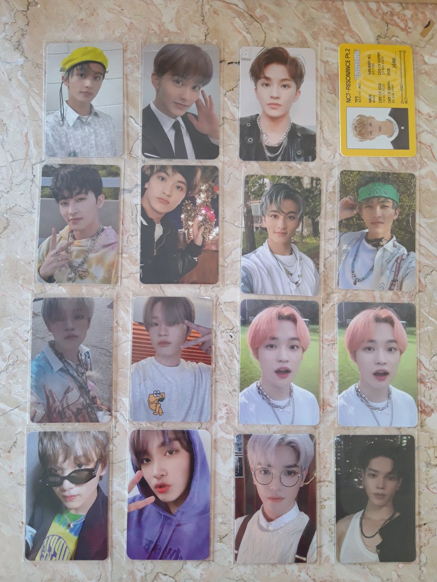 honeygoph's tweet photo. wts nct ph
P20 for random retweeter

- mark haechan taeyong chenle pc &amp; polaroid
- 2021 btsk
- dream unsealed albums

w/ official freebies in 3rd pic + polco stickers.

[see thread for more info]

# hello future neo zone kihno the final round access card noot noot seoul photopack https://t.co/51Nnu1C97y