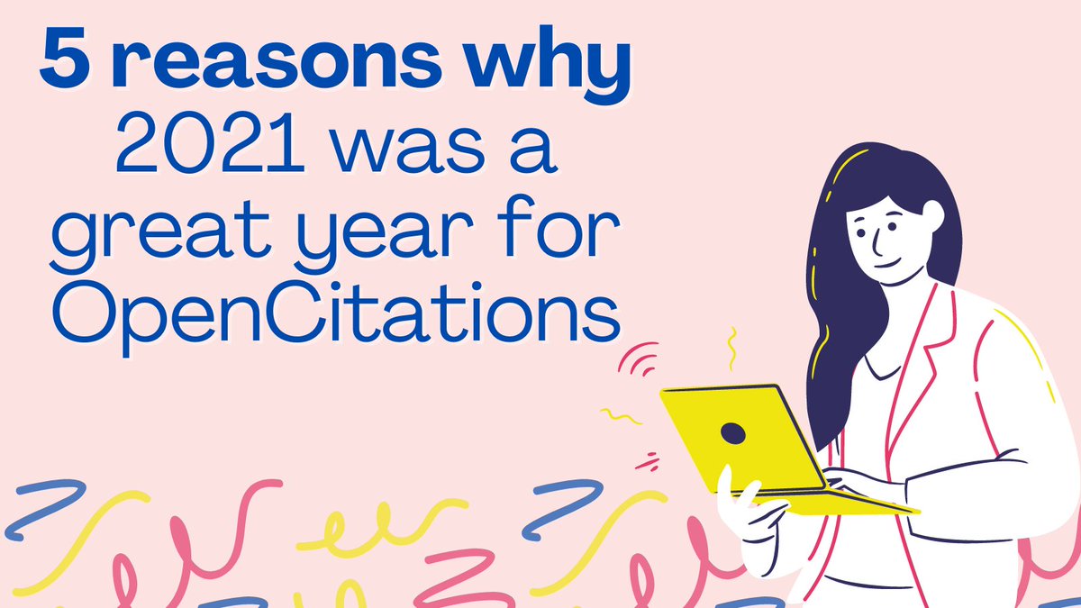 opencitations's tweet image. Since January is “the Monday of the months&quot;, it’s a good time to take stock of what happened at OpenCitations during the past year. In this new post on #OpenCitationsBlog, we want to highlight five milestones that make us proud to look back: opencitations.wordpress.com/2022/01/13/fiv…