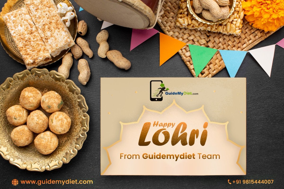 guide_diet's tweet photo. Happy Lohri 2022 &amp; Enjoy the goodness of Sesame seeds with peanuts &amp; popcorns 
Have safe &amp; healthy Lohri from team Guide My Diet https://t.co/oQThQwW597