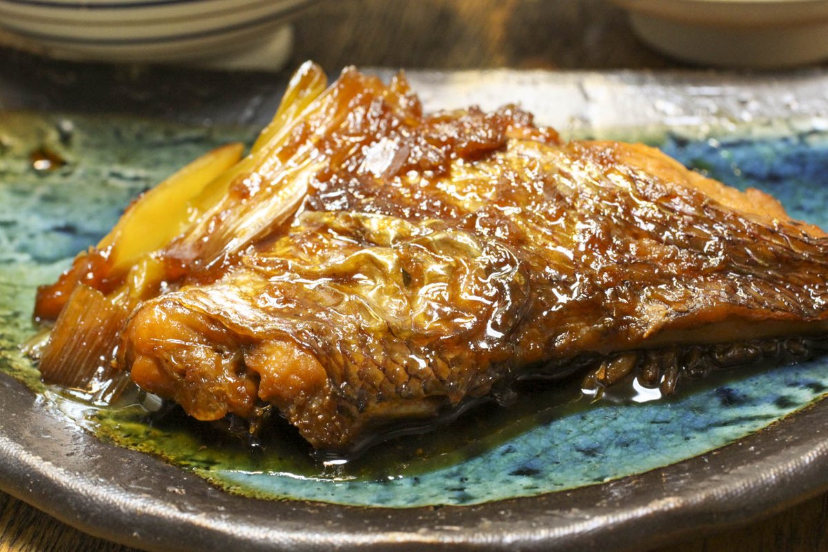 本日の晩ごはん 鯛の煮付け！美味い！