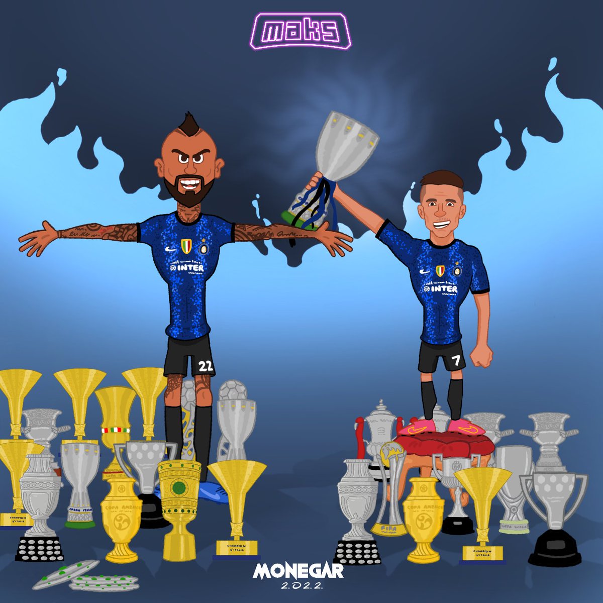 monegar_ir's tweet image. 🇨🇱 TROPHY COLLECTORS 🏆
#Inter beat #Juventus for first Super Cup in 11 years 🔥
. 
واقعا وقتش نیست الگری یوونتوسیارو یه خداحافظی ممهمون کنه ؟ 

#Alexis #AlexisSanchez #InterJuve #seriea #ArturoVidal #supercoppa #SupercoppaItaliana #monegar