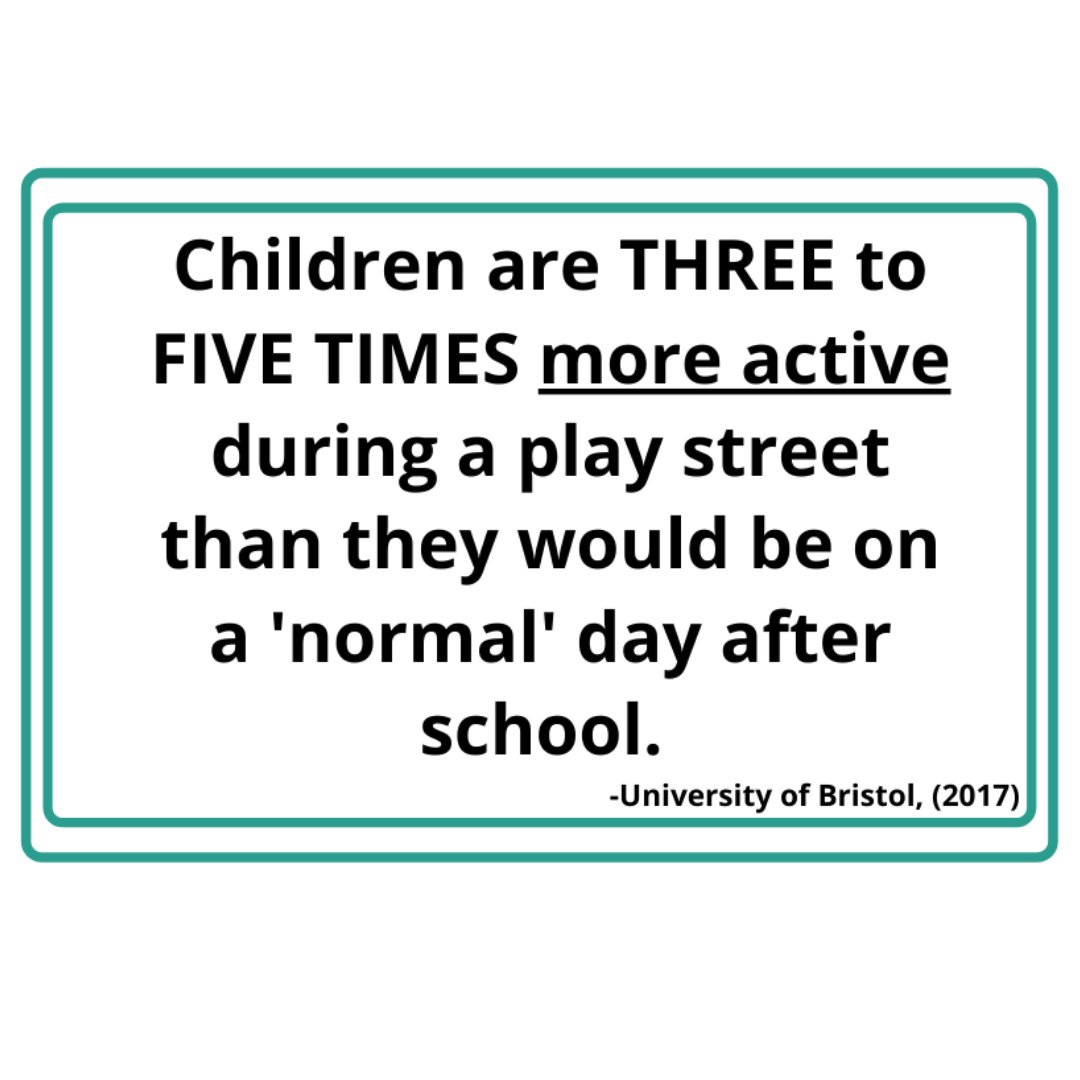 1/5 We're so delighted to have talked with
<a href="/drwilliambird/">Dr William Bird MBE</a> today about the positive impact that #PlayStreets have on children's physical activity levels and health. Research shows that children who play out are so much more active!