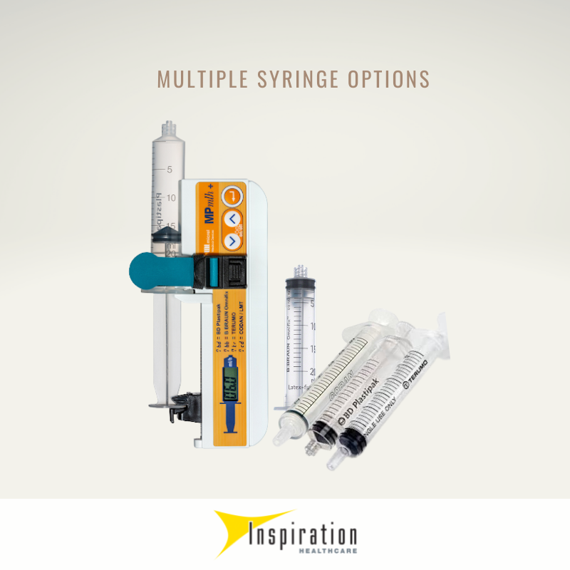 InspHealthcare's tweet photo. The MPmlh+ is an ideal solution for both homecare and hospital treatments for pain management and immunoglobulin therapy. The versatile design can accommodate multiple syringe brands: BD, Terumo, BBraun & Codan.
#MPmlh+ #micrel #infusiontherapy #immunogoblin #syringedriver https://t.co/X08HU4TxcZ