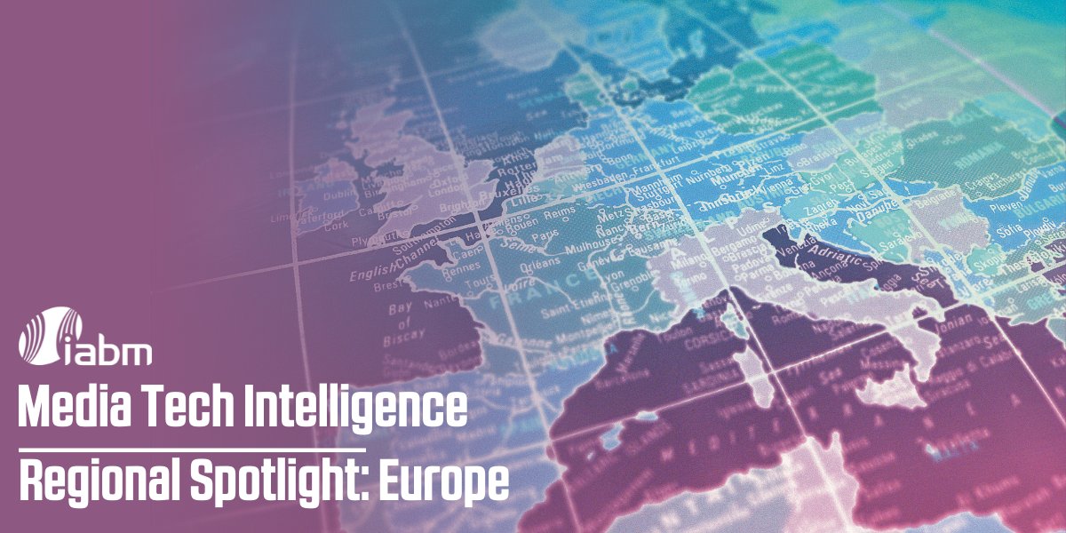 IABMInsight's tweet photo. Take a look at our latest Regional Spotlight Report focusing on Europe! This report summarizes key stakeholders &amp; #technology #trends in #Europe > https://t.co/mfQWYQvNvA https://t.co/tHKiiO6nc2