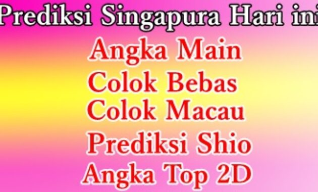 Prediksi Sgp Hari Ini Angkamainjitu Twitter Prediksi Sgp Hari Ini Angkamainjitu Twitter