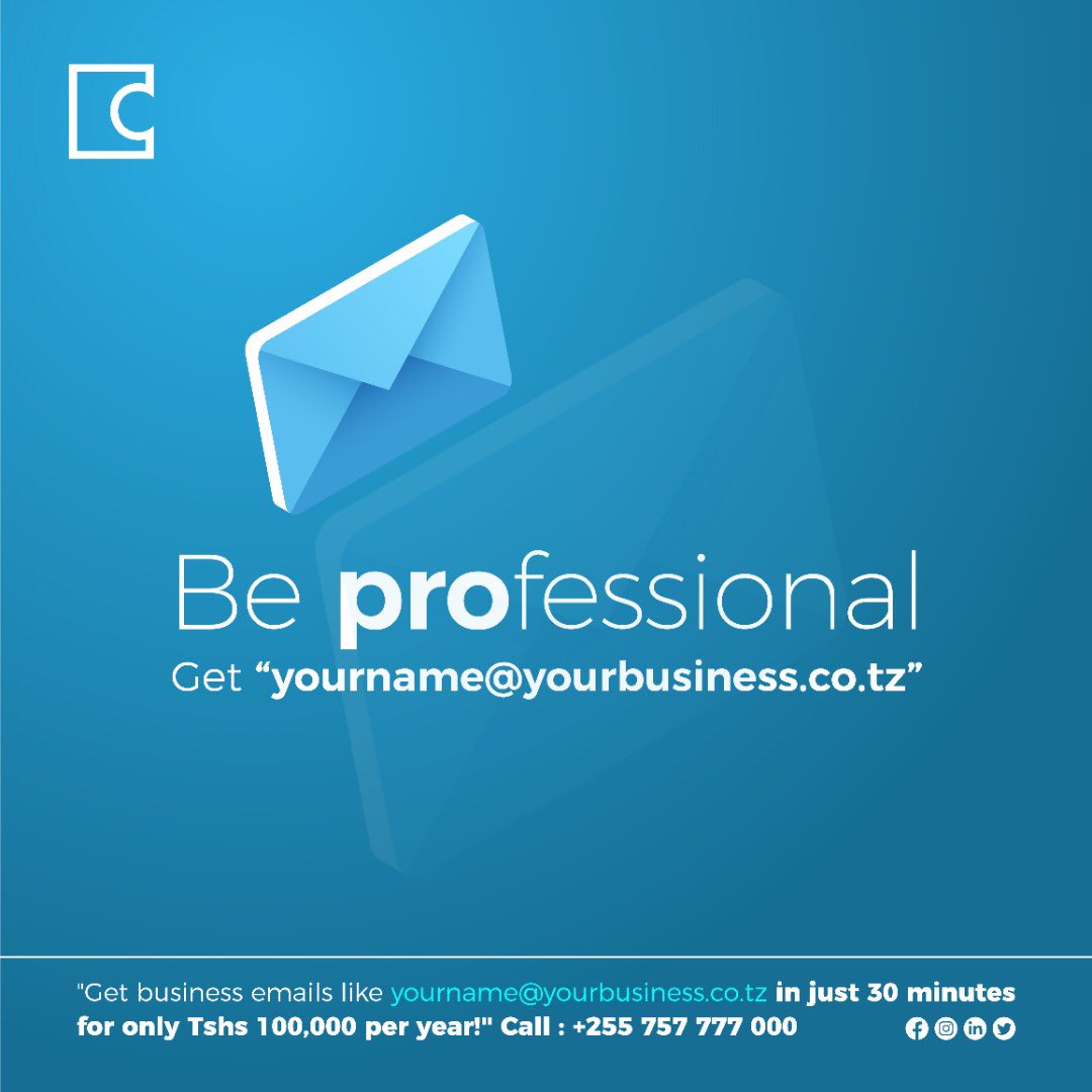 Endlesstec's tweet photo. Just Like That!!! Let us help you, to be More Professional with your very own Business Email.

#EndlessTec
#SolutionsThatRealMatters https://t.co/Jz8mMWqzhG