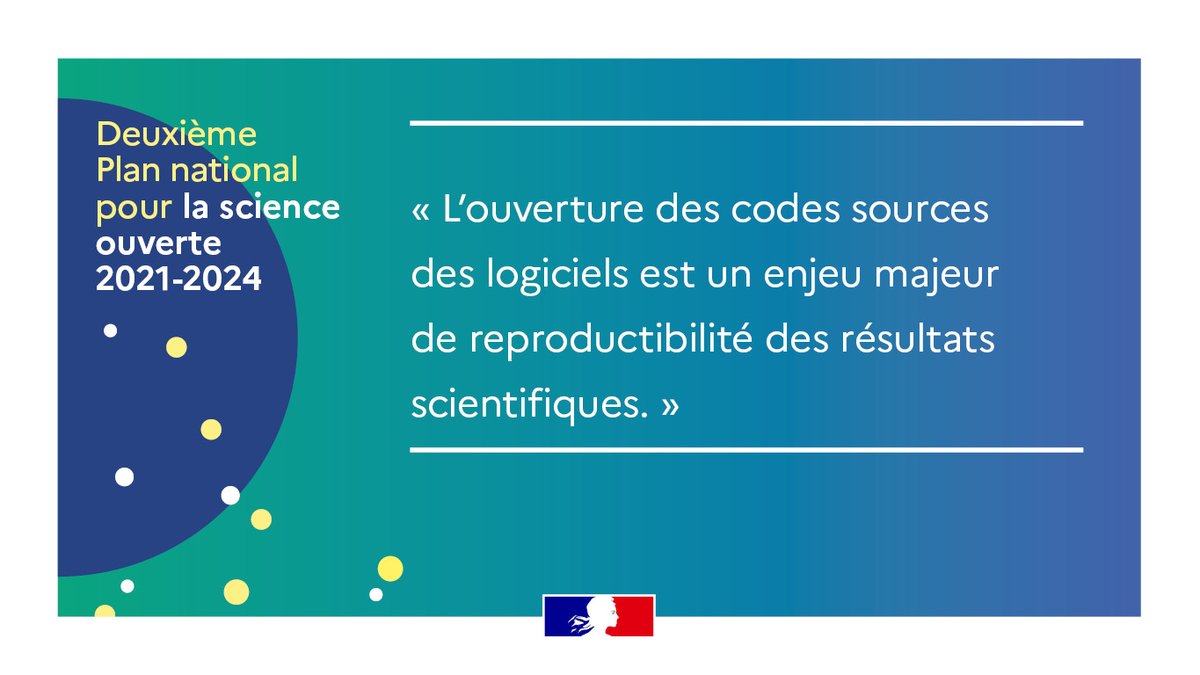 Comité pour la science ouverte (@ouvrirlascience) on Twitter photo Appel à manifestation d’intérêt – Rejoignez le collège « Codes sources et logiciels » du Comité pour la science ouverte !
#PNSO2
#LogicielLibre
#opensource
Candidatures jusqu'au 7 février
<a href="/rdicosmo/">Roberto Di Cosmo</a>
<a href="/FrPellegrini/">François PELLEGRINI</a>
Pour en savoir plus :
bit.ly/34MV9gO Appel à manifestation d’intérêt – Rejoignez le collège « Codes sources et logiciels » du Comité pour la science ouverte !
#PNSO2
#LogicielLibre
#opensource
Candidatures jusqu'au 7 février
<a href="/rdicosmo/">Roberto Di Cosmo</a>
<a href="/FrPellegrini/">François PELLEGRINI</a>
Pour en savoir plus :
bit.ly/34MV9gO