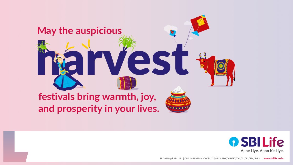May these festivities bring good health and happiness for #ApneLiyeApnoKeLiye. Here’s wishing you and your loved ones a happy Lohri, Pongal and Makar Sankranti. bit.ly/SBILifeTw