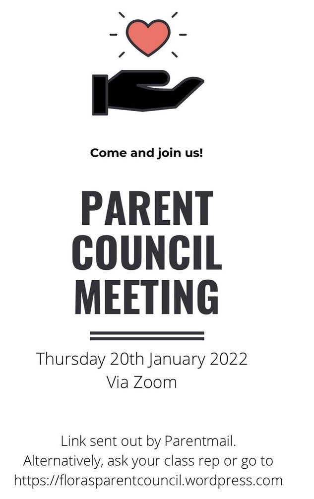 First PC meeting of the year! Thursday 20th of January - details via parentmail @Florasprimary