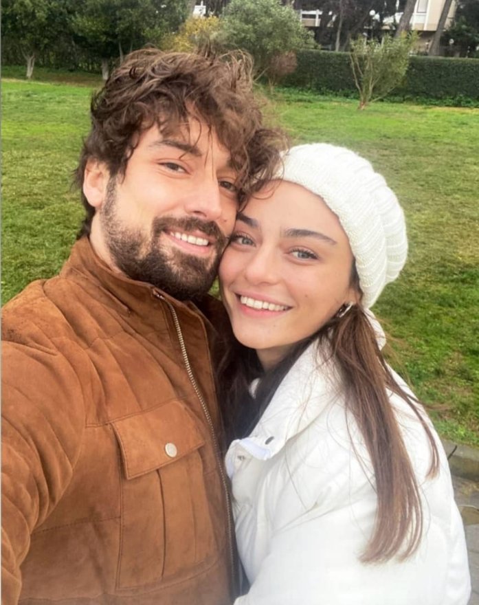 Stuck on you two💙❤️
Keep the overflowing smile and happiness that ever seen on your eyes beloved #AycaAysinTuran 
#AlpNavruz 
"We love you always and forever"