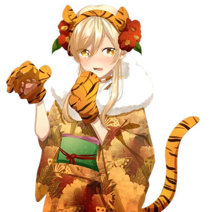 「gloves year of the tiger」 illustration images(Latest)